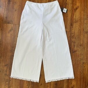 Lysse White  Shiloh Palazzo Cropped Pants